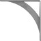 Ekena Millwork Legacy Steel Bracket, Hammered Gray 2"W x 16"D x 16"H BKTM02X16X16LEHGY - alternate 3